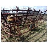 7 Section Spring Tooth Drag On Cart