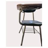 Qty of "22"  school desks featuring a connected top and an under-seat book holder.