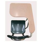 Qty of "21"  school desks   featuring a connected top and an under-seat book holder.