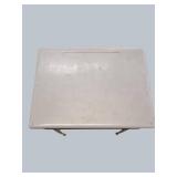 Lot of 2 Adjustable Desks with Lift-Top Storage – Compact & Functional