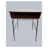 Lot of 2 Adjustable Desks with Lift-Top Storage – Compact & Functional