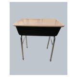 Lot of 2 Adjustable Desks with Lift-Top Storage – Compact & Functional