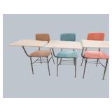 Set of 3 Classroom Desks – Clean, Functional & Ready to Use