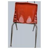 Lot of 8 Stackable Classroom Chairs