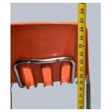 3 Stackable School Chairs – Bright Orange Seating