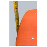 3 Stackable School Chairs – Bright Orange Seating