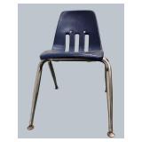 5 Blue Classroom Chairs – Compact & Sturdy!