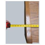 Spacious Wood L-Desk with Return