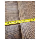 Spacious Wood L-Desk with Return