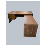 Classic L-Shaped Office Desk – Dual Surface!