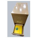 Compact 2-Drawer Metal Filing Cabinet – Heavy Duty Storage!