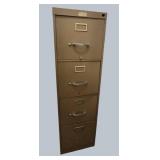 Tall 4-Drawer Metal Filing Cabinet – Heavy Duty Storage!