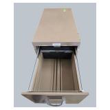 Compact 2-Drawer Metal Filing Cabinet – Heavy Duty Office Storage!