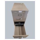 Compact 2-Drawer Metal Filing Cabinet – Heavy Duty Office Storage!