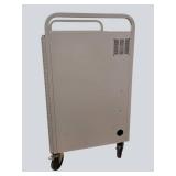 Tierney Brothers Chromebook Charging Cart – Multi-Device Charging Station w/ Cords | 30”W x 23”D x 44”H