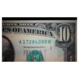 Gem Uncirculated Error Note, Distinct Partial Offset, 1977-A  $10 FRN