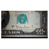 Gem Uncirculated Error Note, Distinct Partial Offset, 1977-A  $10 FRN