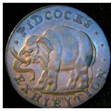 Scarce AU/AU+ 1790s Halfpenny Conder Token, Middlesex Pidcock