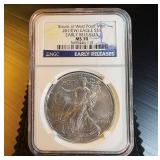 2013-W NGC MS 70 Silver Eagle, Early Releases, details
