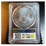 2019 PCGS MS 70 Silver Eagle, Mint Fresh