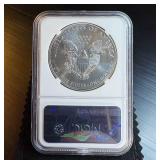 2020 NGC MS 70 Silver Eagle, Mint Fresh