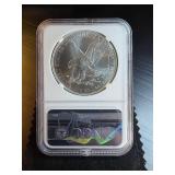 2021 Type 2 MS 70 Silver Eagle, Star Label, Mint Fresh