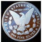 2016 1oz 999 Silver Round, Morgan Design