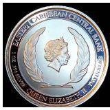 Proof-Like 2020 St. Kitts/Nevis Silver $2 Siege of Brimstone Hill, KM# 11, 1oz .999