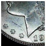 AU 1921-D Morgan Dollar VAM-1B1 "Capped R" Hot 50, Unaltered Surfaces w/Decent Luster