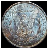AU 1921-D Morgan Dollar VAM-1B1 "Capped R" Hot 50, Unaltered Surfaces w/Decent Luster