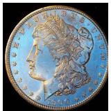 Uncirculated 1900-P Morgan Silver Dollar, Unaltered w/Near Full Luster