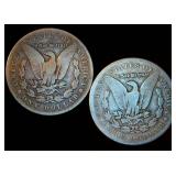 Slightly Better Date 1901 & 1904 San Franscisco Morgan Dollar Slot Fillers