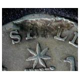 Error Coin, 1935 Silver Australia 1 Shilling, Planchet Malformation