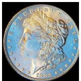 Uncirculated, Frosty 1885-P Morgan Silver Dollar, Full Mint Luster