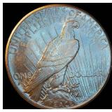 XF+ 1926-S Peace Silver Dollar, Partial Luster
