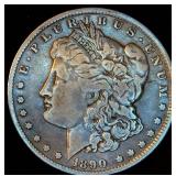1890-O Morgan Silver Dollar, VF
