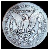 Slightly Better Date 1884-S Morgan Silver Dollar Slot Filler, Unaltered