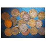 (23) Mixed, Common Date Indianhead Pennies