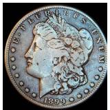 Slightly Better Date 1899-S Morgan Silver Dollar Slot Filler