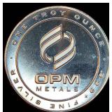 1oz 999 OPM Silver Round