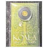 2013 AUSTRALIAN KOALA HALF GRAM .9999 FINE GOLD