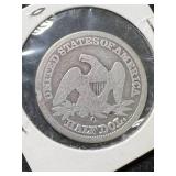 1854-O W/ARROWS US SEATED LIBERTY HALF DOLLAR