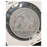 1877 US SEATED LIBERTY HALF DOLLAR