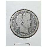 1902 US BARBER QUARTER