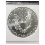 1995 AMERICAN SILVER EAGLE NGC MS69