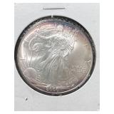2000 AMERICAN SILVER EAGLE 1 TROY OZ .999 FINE SILVER
