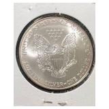 2000 AMERICAN SILVER EAGLE 1 TROY OZ .999 FINE SILVER