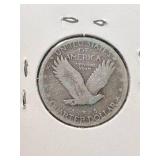 NO DATE US STANDING LIBERTY QUARTER