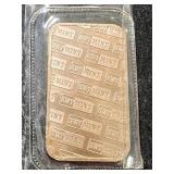 1 TROY OZ .999 FINE SILVER NORTHWEST TERRITORIAL MINT BAR