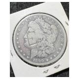 1890-O US MORGAN SILVER DOLLAR